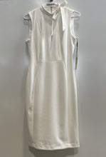 Load image into Gallery viewer, Calvin Klein Womens White Sleeveless Sheath Dress Size 4 With Tag
