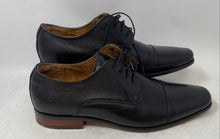 Load image into Gallery viewer, Florsheim Mens Postino Black Leather Lace-Up Cap Toe Derby Dress Shoes Size 9D
