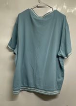 Load image into Gallery viewer, Alfani Mens Blue Stretch Short Sleeve V-Neck Knitted Pullover T-Shirt Size XXXL
