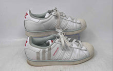 Load image into Gallery viewer, Adidas Boys Superstar White Leather Lace-Up Low Top Sneaker Shoes Size 5.5
