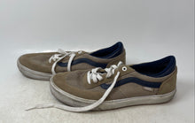 Load image into Gallery viewer, Vans Mens Gilbert Crockett 2 Pro Beige Navy Blue Lace-Up Sneaker Shoes Size 10.5
