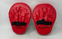 Load image into Gallery viewer, Red Boxing Pads Curved Focus Punching Mitts For Training Martial Arts Set 2 Pcs

