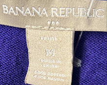 Load image into Gallery viewer, Banana Republic Womens Purple Jewel Button Front Cardigan Sweater Size M
