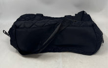 Load image into Gallery viewer, Steve Madden Womens Black Quilted Detachable Strap Zipper Shoulder Handbag
