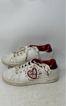 Load image into Gallery viewer, Desigual Womens Cosmic Heart 21WSKP07 White Red Lace-Up Sneakers Shoes Size 8
