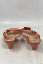 Load image into Gallery viewer, Rinaldi Womens Pink Buckle Square Toe Low Heel Slingback Sandals Size EUR 41
