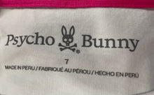 Load image into Gallery viewer, Psycho Bunny Mens White &amp; Pink Crew Neck Short Sleeve Pullover T-Shirt Size 7
