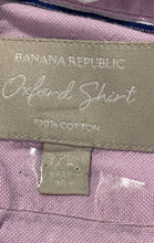 Load image into Gallery viewer, Banana Republic Mens Pink Cotton Long Sleeve Oxford Button-Up Shirt Size XL
