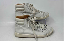 Load image into Gallery viewer, UGG Womens Olive White Leather Upper High Top Side Zipper Trainer Shoes Size 7
