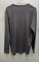 Load image into Gallery viewer, NFL Mens Gray Split Color Miami Dolphins Game Logo Football T-Shirt Size Large
