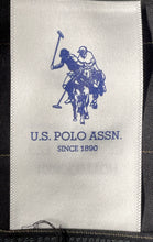 Load image into Gallery viewer, U.S. Polo Assn. Mens Black Pinstripe Cotton Long Sleeve Button-Up Shirt Size L
