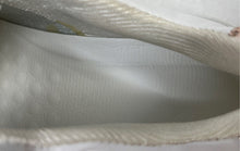 Load image into Gallery viewer, Unbranded Womens White Golden Tone Low Top Lace-Up Sneaker Shoes Size 11.5
