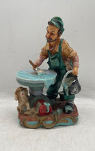 Load image into Gallery viewer, Unbranded Painter With Dog Decorative Collectible Hand Painted Figurine
