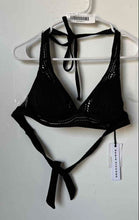 Load image into Gallery viewer, Robin Piccone Womens Black Halter Neck Bikini Top Size Medium With Tag
