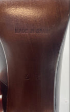 Load image into Gallery viewer, Nathalie M Womens Brown Leather Slip-On High Pump Heels Shoes Size 6B
