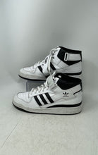Load image into Gallery viewer, Adidas Mens Forum Mid FY7939 White Black Leather Lace-Up Sneaker Shoes Size 11.5
