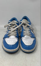 Load image into Gallery viewer, Nike Mens Air Jordan 1 Low SE White Blue Low Top Lace-Up Sneaker Shoes Size 8
