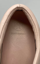 Load image into Gallery viewer, Authentic Tory Burch Womens Pink Leather Lace-Up Sneaker Shoes Size 9M Damaged
