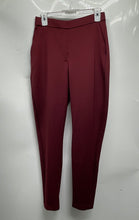 Load image into Gallery viewer, Express Womens Maroon Elastic Waist Pull-On Slim Fit Ankle Pants Size S
