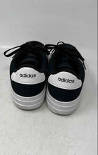 Load image into Gallery viewer, Adidas Mens VL Court Bold Black White Lace-Up Low Top Sneakers Shoes Size 5
