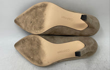 Load image into Gallery viewer, Calvin Klein Womens Brady Beige Leather Pointed Toe Slip-On Pump Heels Size 7
