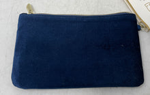 Load image into Gallery viewer, Adrienne Vittadini Womens Blue Detachable Strap Zip Top Wristlet Wallet With Tag
