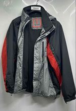 Load image into Gallery viewer, Free Country Mens Gray Black Red Colorblock Full-Zip 3-In-1 Jacket Size XL
