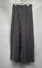 Load image into Gallery viewer, Zara Womens Gray Pleated Front High Rise Wide-Leg Trouser Pants Size Small
