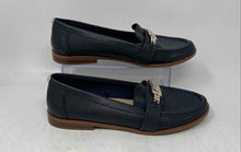 Load image into Gallery viewer, Anne Klein Womens Blue Leather Slip-On Round Toe Loafer Shoes Size 9.5M
