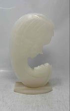Load image into Gallery viewer, White Carved Onyx Mother And Child Abstract Decorative Figurine Collectible
