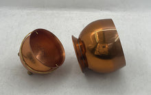 Load image into Gallery viewer, Taunton Mass Copper Collectable Pedestal Planter Lot Of 2 Pieces
