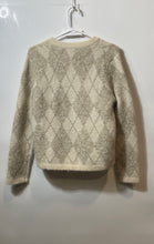 Load image into Gallery viewer, J.Crew Womens Beige Argyle Long Sleeve Button Front Cardigan Sweater Size XS
