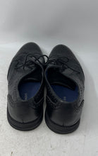 Load image into Gallery viewer, Golaiman Mens Black Leather Wingtip Oxford Lace-Up Dress Shoes Size 12

