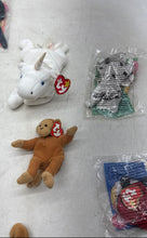 Load image into Gallery viewer, Lot Of 14 Pcs Assorted Ty Beanie Babies Collectible Plush Toys And Small Doll
