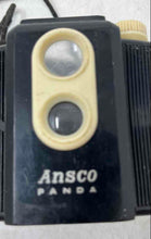 Load image into Gallery viewer, Vintage Ansco Panda Black Plastic 620 Roll Film Box Camera Not Tested
