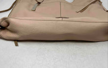 Load image into Gallery viewer, Vince Camuto Womens Corla Beige Leather Double Handle Inner Pocket Tote Bag

