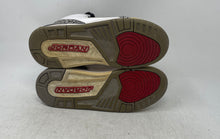 Load image into Gallery viewer, Nike Boys Air Jordan 3 398614-105 White Lace-Up Basketball Shoes Size 4.5Y
