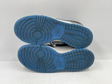 Load image into Gallery viewer, Nike Boys Dunk Low FB9109-001 Gray Black Light Blue Sneakers Shoes Size 7Y
