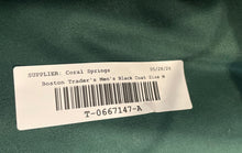 Load image into Gallery viewer, Boston Traders Mens Black Long Sleeve Collared Full-Zip Puffer Coat Size Medium
