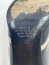Load image into Gallery viewer, Authentic Furla Womens Britta Black Leather Pointed Toe Pump Heels Size EUR 36
