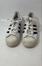 Load image into Gallery viewer, Adidas Mens Superstar White Black Low Top Lace-Up Sneaker Shoes Size 6
