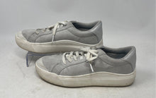 Load image into Gallery viewer, Dr. Scholl's Womens Time Off Gray White Low Top Lace-Up Sneaker Shoes Size 8.5M
