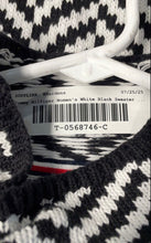 Load image into Gallery viewer, Tommy Hilfiger Womens White Black Chevron Long Sleeve Pullover Sweater Size S/P
