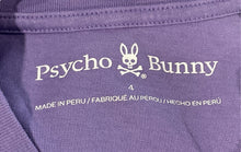 Load image into Gallery viewer, Psycho Bunny Mens Lilac Short Sleeve Crew Neck Herman Graphic T-Shirt Size 4
