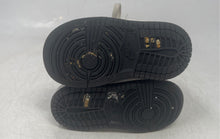 Load image into Gallery viewer, Nike Kids Air Jordan 1 Mid Patent SE Black White &amp; Gold Sneaker Shoes Size 5C
