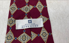 Load image into Gallery viewer, Givenchy Mens Multicolor Geometric Print Adjustable Formal Pointed Tie
