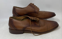 Load image into Gallery viewer, Florsheim Mens Brown Leather Cap Toe Lace-Up Oxford Dress Shoes Size 10D
