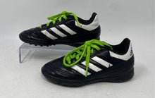 Load image into Gallery viewer, Adidas Kids Goletto V Turf BB4837 Black White Lace-Up Soccer Shoes Size 12K
