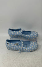 Load image into Gallery viewer, Mini Melissa Girls Dora Blue Leather Closed Toe Buckle Mary Jane Flats Size 3
