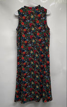 Load image into Gallery viewer, Anne Klein Womens Multicolor Floral Sleeveless Split Neck A-Line Dress No Size
